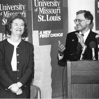 Chancellor Touhill, and UM President Peter Magrath, C. 1991 3467