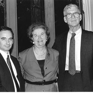 Joel Glassman, Chancellor Touhill, William Danforth, C. 1990s 3476