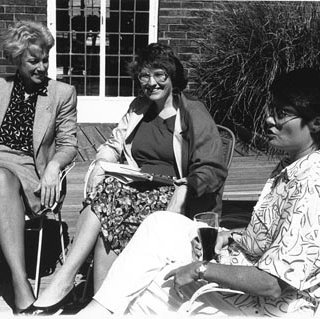 Women's Conference; Betty Van Uum, Lana Stein, Vicki Sork, C. 1984-1985 3478