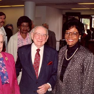 Ward and Julie Barnes with Chancellor Barnett, C. 1980s 3549
