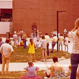 Concert in Front of J.C. Penney Building 3664