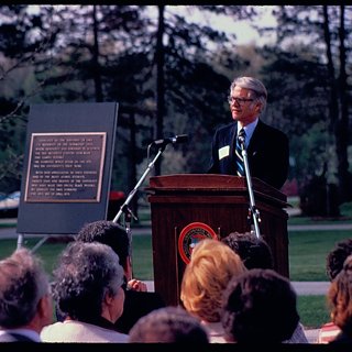 Founders Circle/Commons Dedication; UM President James Olson 3753