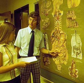 Dr. Chuck Granger and Student, C. 1970s 3988