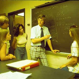 Dr. Chuck Granger and Student, C. 1970s 3989