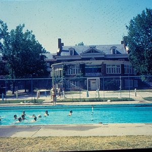 Swimming Pool and Old Administration Building/Bellerive Country Club, C. 1970s-1980s 4040