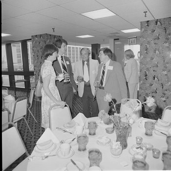 Alumni Dinner, Vince and Lois Schoemehl, Jack Sieber, Mike Killenberg, C. 1970s 4106