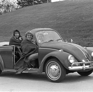 Students In Vw Bug, C. 1970s-1980s 4151