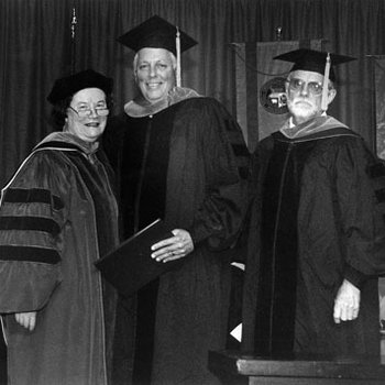 Commencement, Chancellor Touhill, ?, Lawrence Barton 4152