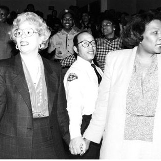 Martin Luther King Day Celebration; Paula Carter, Chancellor Barnett; Sandy Maclean, C. Late 1980s 4363