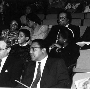 Martin Luther King Day Celebration; Chancellor Barnett; Jet Banks; Everett Nance, C. Late 1980s 4364