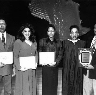 Black Faculty Professional Staff Association Award Recipients, Mark Grimes, Dr. Priscilla Dowden C. 1993 4396