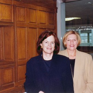 Mary Randolph Ballinger and May Brown Reay, Co-Chairs of Mercantile Library Opening and Re-Dedication Celebration 4482