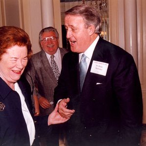 Canadian Prime Minister, Brian Mulroney at St. Louis Club , Chancellor Blanche Touhill 4522