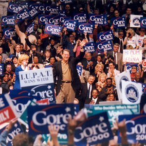 Al Gore Presidential Campaign, Mark Twain Gymnasium 4530