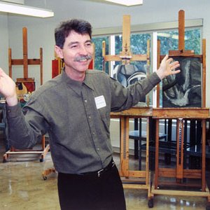 Ken Anderson, Art and Art History Professor, at Dedication of East Wing of Fine Arts Building 4793