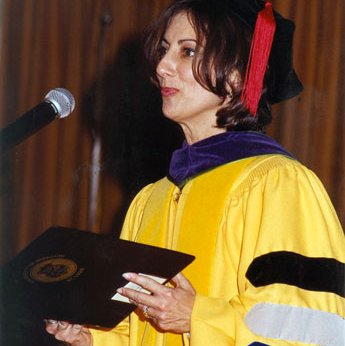 Commencement; Curator Connie Silverstein 4868