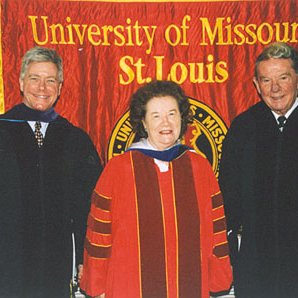 Commencement; Pete Kinder (Missouri State Senator); Chancellor Touhill; Ted Wetterau (Ceo Wetterau Inc.) 4870