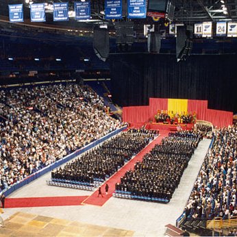 Commencement; Overview Of Attendees at Savis Center 4874