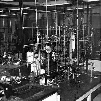Chemistry Lab, C. 1970s (Original Print In MU Archives at Columbia) 4960