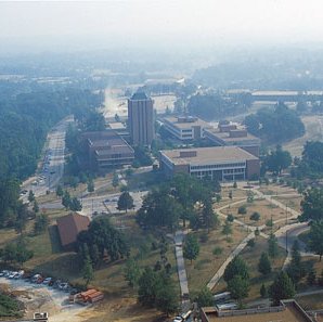 Aerial View Of Campus Looking North, C. Late 1970s; (Original Slide In MU Archives at Columbia) 4974