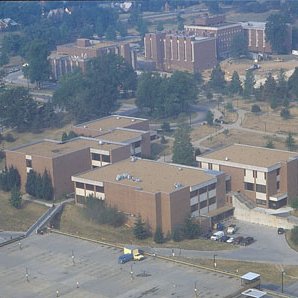 Aerial View of Campus Looking South West, 4978