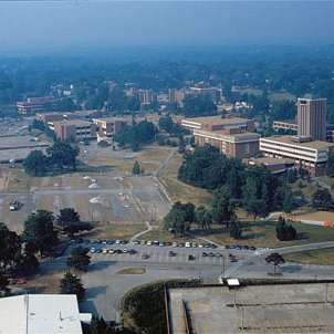 Aerial View Of Campus Looking South, C. Late 1970s; (Original Slide In MU Archives at Columbia) 4984