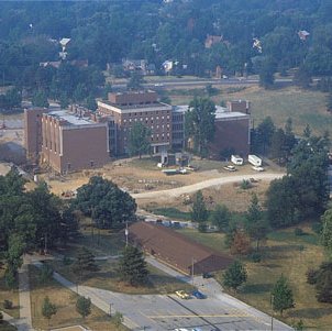 Aerial View of Campus Looking South West, 4990