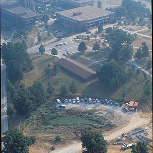 Aerial View Of Campus Looking North, C. Late 1970s (Original Slide In MU Archives at Columbia) 5001