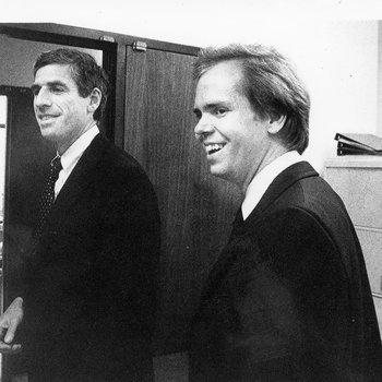 Senator John Danforth and Clark Hickman in J.C. Penney Conference Center 5155