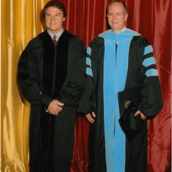 Tony Larussa, Manager of St. Louis Cardinals, Honorary Award Recipient, Dr. Clark Hickman, Commencement 5171