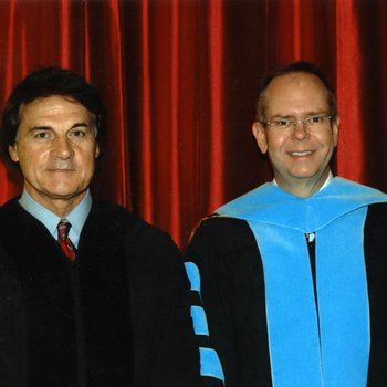 Tony Larussa, Manager of St. Louis Cardinals, Honorary Award Recipient, Dr. Clark Hickman, Commencement 5172