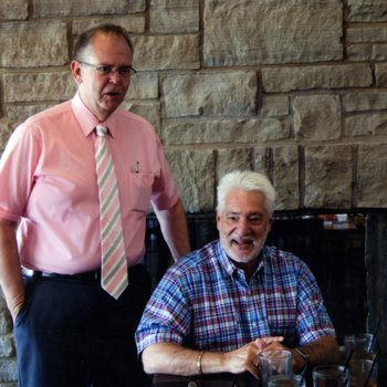 Dr. Clark Hickman, Dr. Richard Staley, at Staley's Retirement, Continuing Education, College of Education 5193