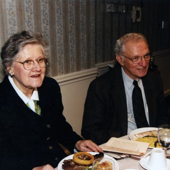 Professor Eugene Schwartz, Administration Of Justice, Mrs. Schwartz, At Virgil Sapp Scholarship Dinner 5259