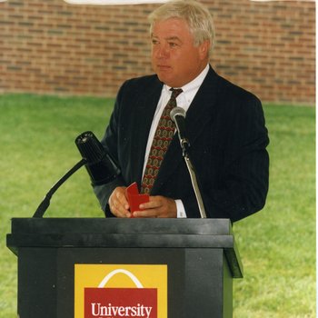 Clay Center for Molecular Electronics Ribbon Cutting (Now Center for Nanoscience), Westfall 5366