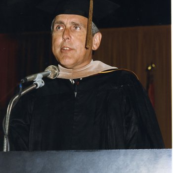 Commencement, Fred Brown, President Chancellor's Council 5475