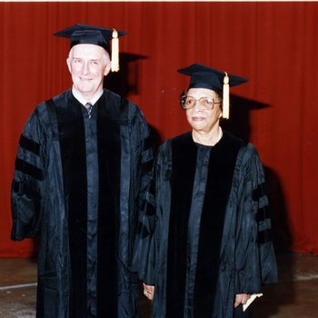 Commencement, Honorary Degree Recipients Colin Graham and Dr. Helen Nash 5476