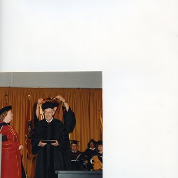 Commencement, Robert Young, Honorary Degree Recipient, August 1994 5529