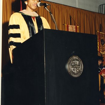 Commencement, Cynthia Thompson, Board of Curators, January 1994 5542