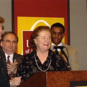 Global Citizen Award, Mary Robinson, Joel Glassman, Chancellor Touhill, Unidentified 5578