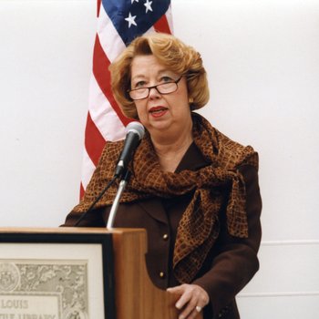 Mercantile Library, Barriger Rededication, Ruth Bryant 5596