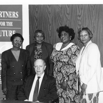 Marian Oldham Scholarship Committee, Charles Oldham (Seated), C. 1990s 5634