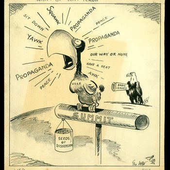 Wary of That Perch, April 16, 1958