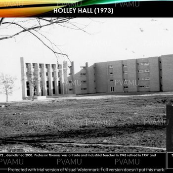 Holley Hall Men’s Dormitory - 1973