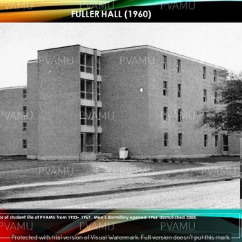 Fuller Hall Men’s Dormitory - 1960
