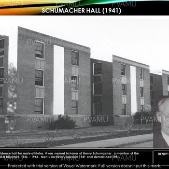 Schumacher Hall Men’s Dormitory - 1941