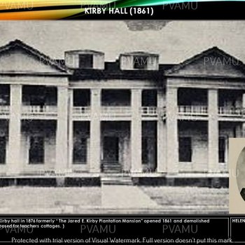 Kirby Hall Plantation Mansion - 1861