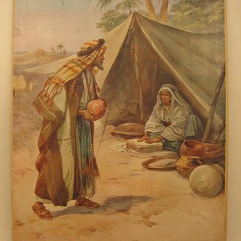 Abraham and Sarah - Genesis xviii (early 20th C.)