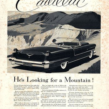 Cadillac He's Looking for a Mountain!