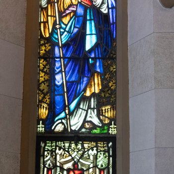 Faith and St. John (the Evangelist), Detail 8