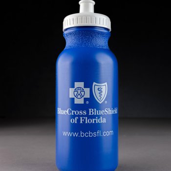 BlueCross BlueShield of Florida plastic water bottle, undated